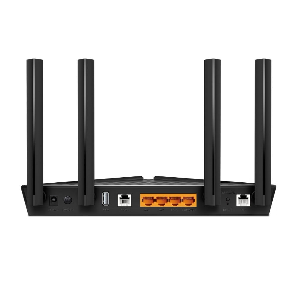 TP-Link Archer VX1800v router wireless Gigabit Ethernet Bandă dublă (2.4 GHz/ 5 GHz) Negru