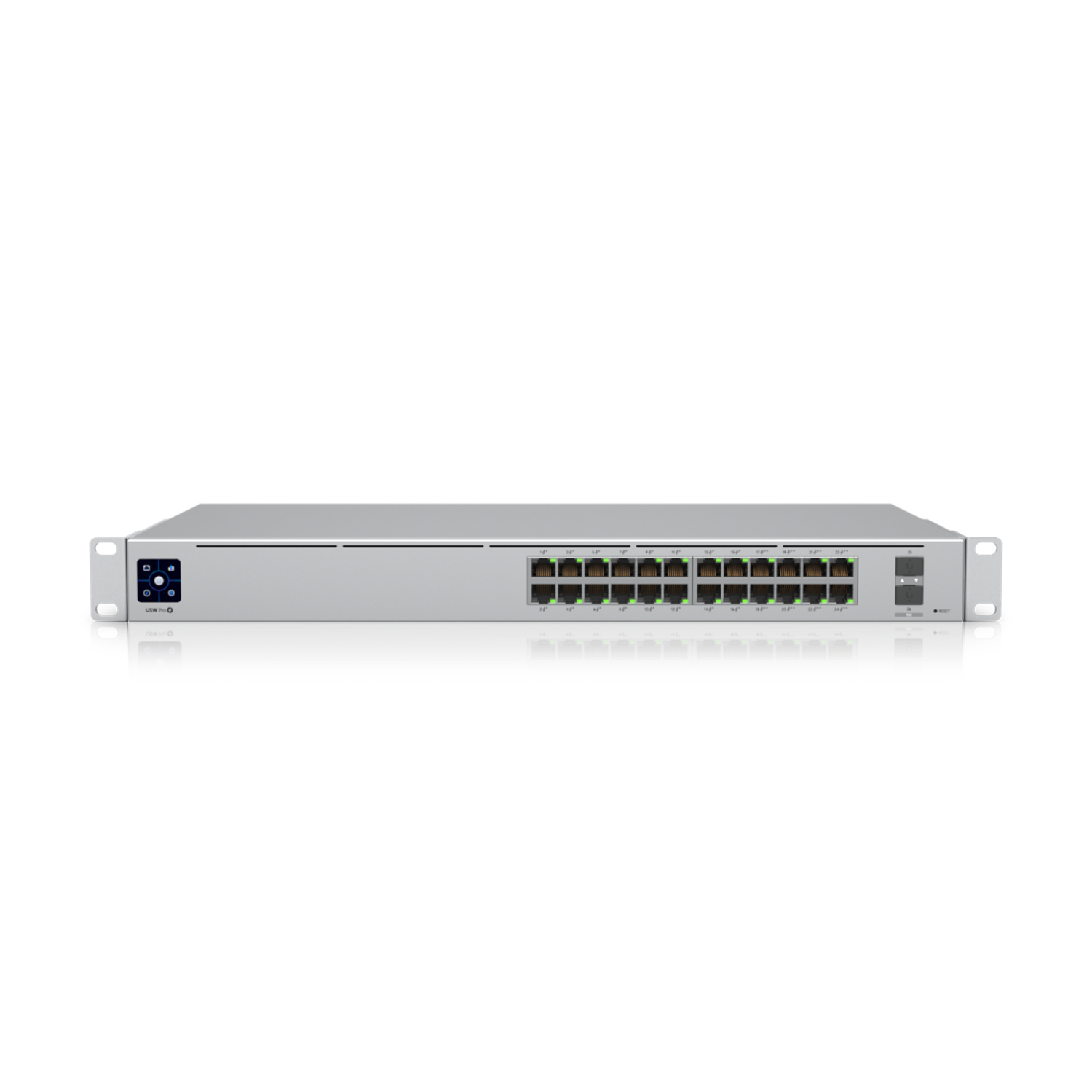 Ubiquiti USW-PRO-24-POE Networks UniFi Pro 24-Port PoE Gestionate L2/L3 Gigabit Ethernet (10/100/1000) Power over Ethernet (PoE) Suport 1U Argint