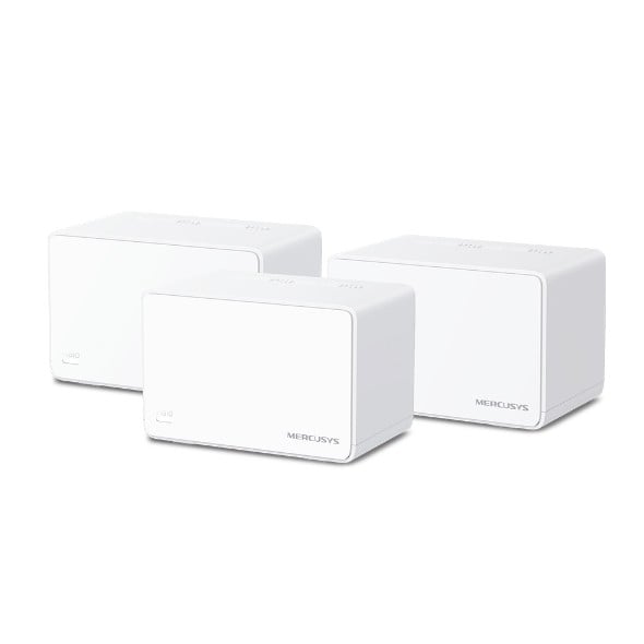 Mercusys Halo H80X (3-pack) Bandă dublă (2.4 GHz/ 5 GHz) Wi-Fi 6 (802.11ax) Alb Intern