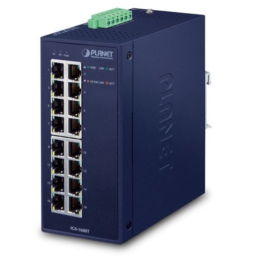 PLANET IGS-1600T – PLANET IGS-1600T switch-uri Fara management L2 Gigabit Ethernet (10/100/1000) Albastru PLANET IGS-1600T switch-uri Fara management L2 Gigabit Ethernet (10/100/1000) Albastru – PLANET IGS-1600T