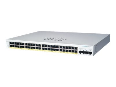 Cisco CBS220-48P-4G-EU – Cisco CBS220-48P-4G-EU Smart 48-port GE, PoE+ 382W, 4x1G SFP Cisco CBS220-48P-4G-EU Smart 48-port GE, PoE+ 382W, 4x1G SFP – Cisco CBS220-48P-4G-EU