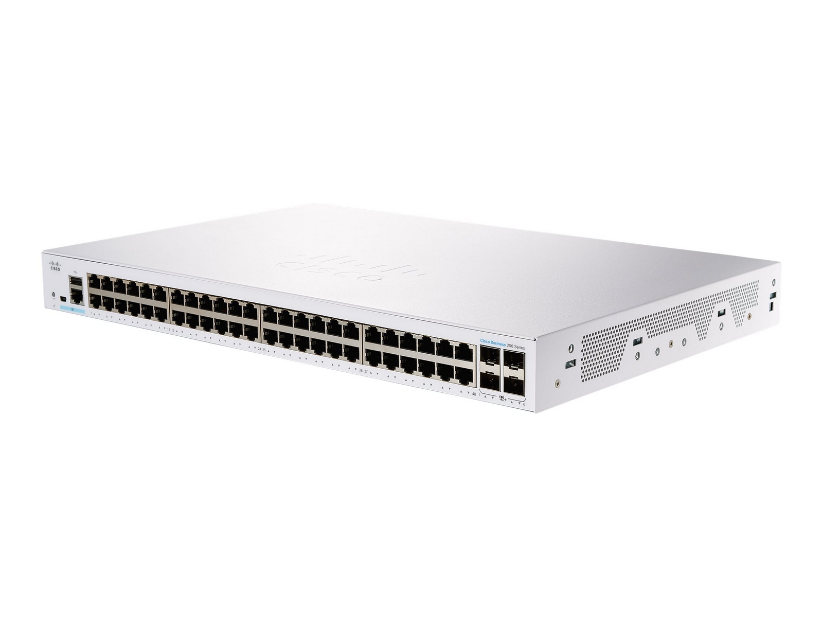 Cisco CBS250-48T-4X-EU – Cisco CBS250-48T-4X-EU Smart 48-port GE, 4x10G SFP+ Cisco CBS250-48T-4X-EU Smart 48-port GE, 4x10G SFP+ – Cisco CBS250-48T-4X-EU