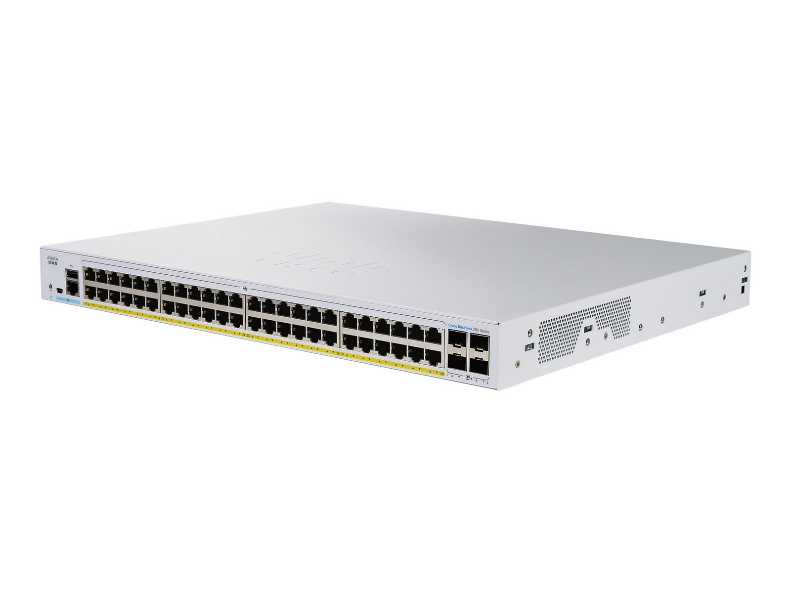 CBS350-48FP-4X-EU | Cisco | Cisco CBS350-48FP-4X-EU Managed 48-port GE, Full PoE+ 740W, 4x10G SFP+ Cisco CBS350-48FP-4X-EU Managed 48-port GE, Full PoE+ 740W, 4x10G SFP+