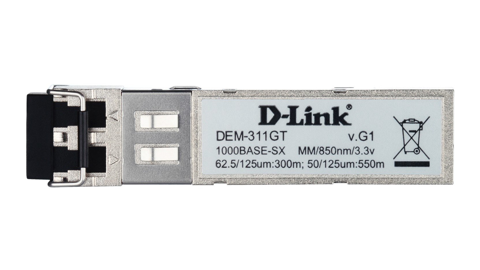 D-Link DEM-311GT – D-Link DEM-311GT module de emisie-recepție pentru rețele Fibră optică 1000 Mbit/s SFP 850 nm D-Link DEM-311GT module de emisie-recepție pentru rețele Fibră optică 1000 Mbit/s SFP 850 nm – D-Link DEM-311GT