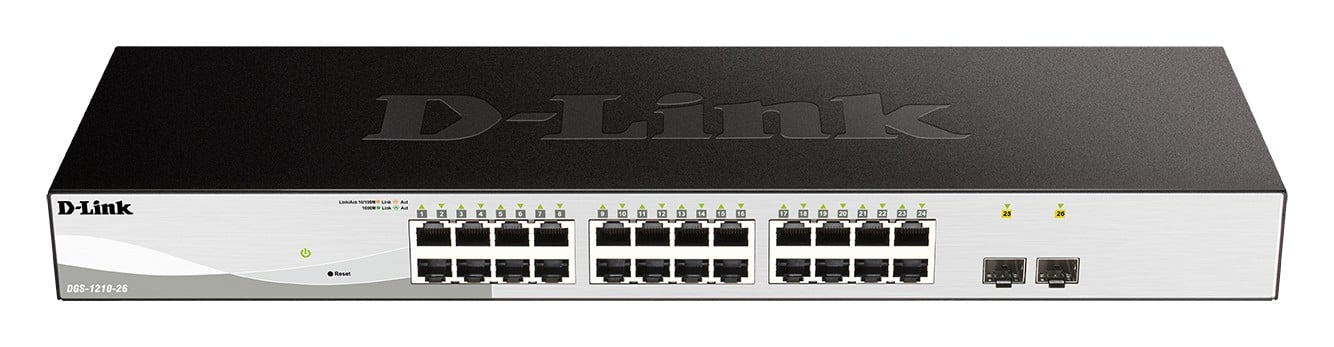 DGS-1210-26/E | D-Link | D-link-DGS-1210-26/E 26-Port Gigabit Smart Switch D-link-DGS-1210-26/E 26-Port Gigabit Smart Switch