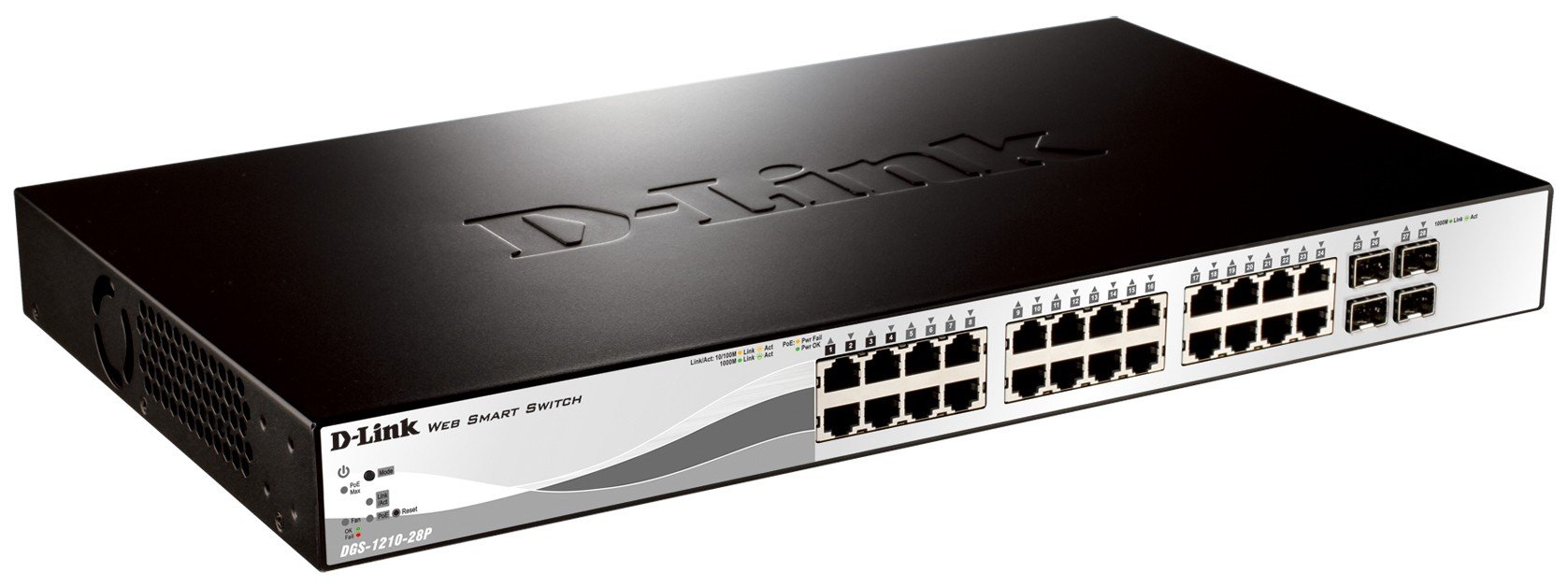 D-Link DGS-1210-28P/E 28-Port Layer2 PoE Gigabit Smart Managed