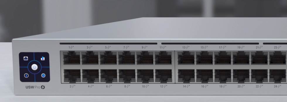Ubiquiti USW-Pro-48-POE Networks UniFi Pro 48-Port PoE Gestionate L2/L3 Gigabit Ethernet (10/100/1000) Power over Ethernet (PoE) Suport 1U Argint