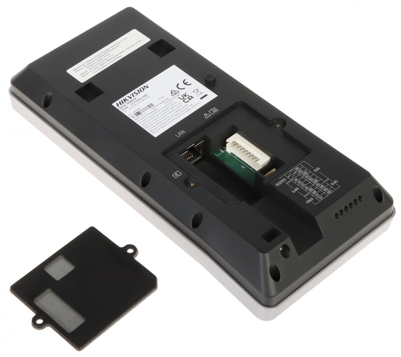 Stație de ușă IP cu recunoaștere facială, ecran tactil 4,3 inch, 2 camere 2MP, PoE, IP65, Hikvision - DS-KV9503-WBE1 – HIKVISION DS-KV9503-WBE1
