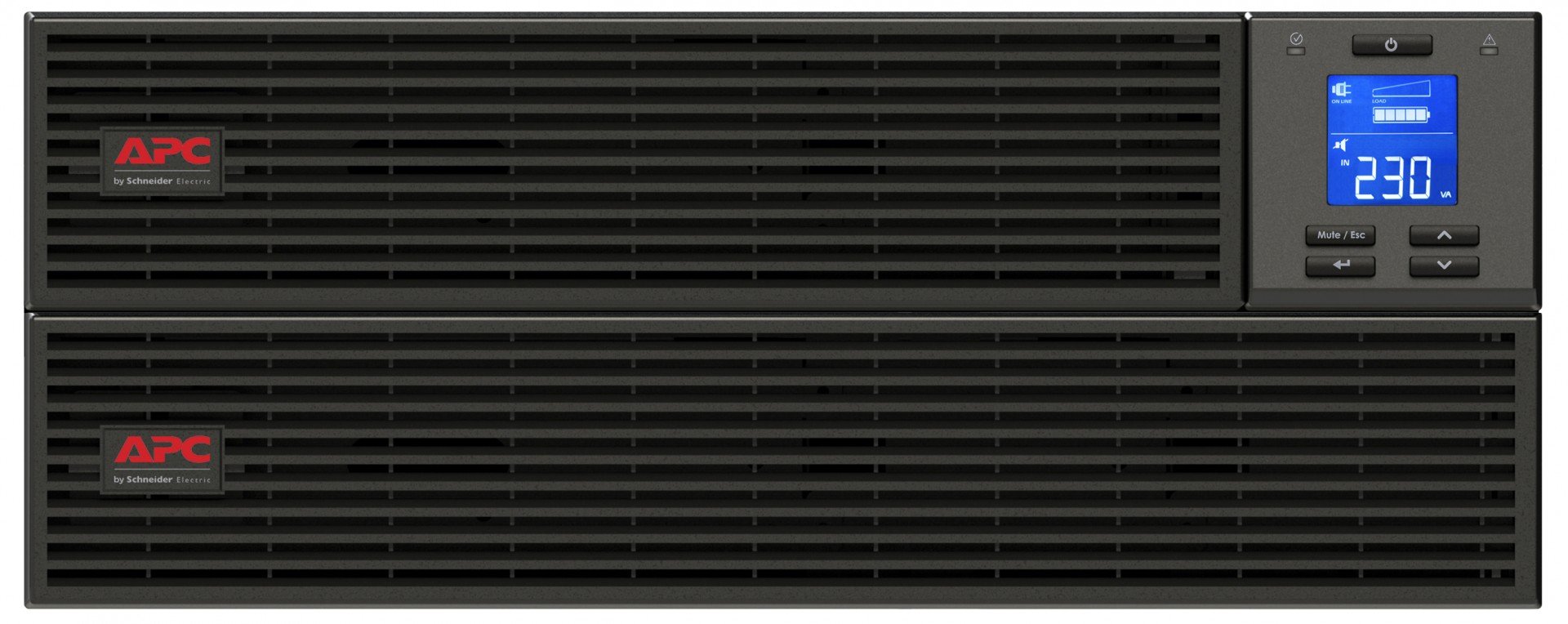 SRV3KRILRK | APC | APC Easy UPS ONLINE SRV RM Ext. 3000VA230V surse neîntreruptibile de curent (UPS) Conversie dublă (online) 3 kVA 2400 W 7 ieșire(i) AC APC Easy UPS ONLINE SRV RM Ext. 3000VA230V surse neîntreruptibile de curent (UPS) Conversie dublă (online) 3 kVA 2400 W 7 ieșire(i) AC