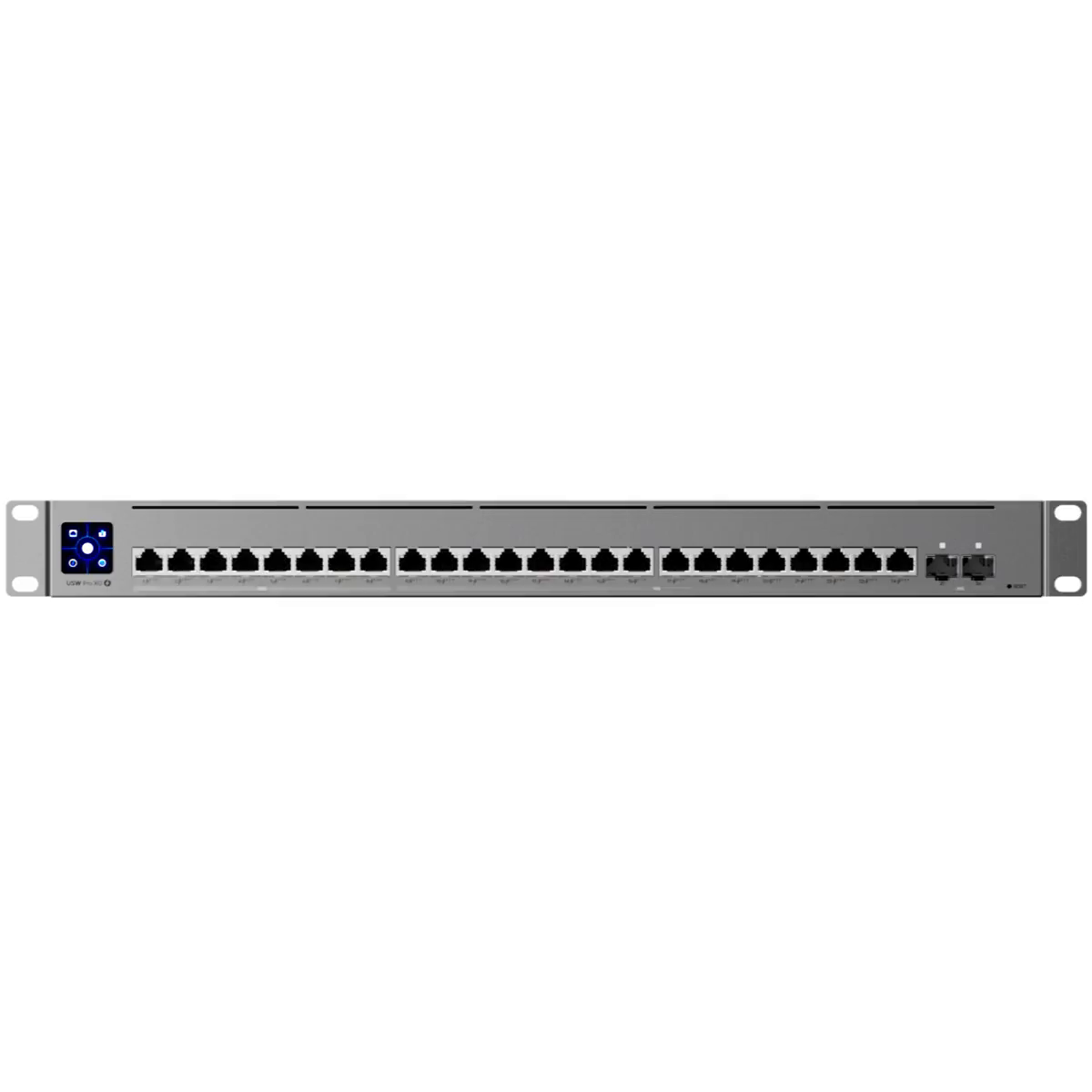 Switch Profesional Ubiquiti 24 porturi GbE PoE+++ 2SFP28 25G Layer3, Etherlighting™, USW-Pro-XG-24-PoE – Ubiquiti USW-Pro-XG-24-PoE