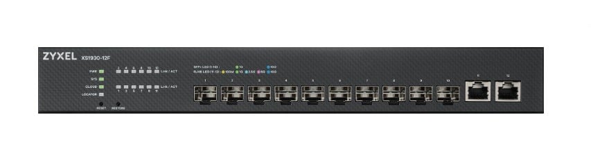 XS1930-12F-ZZ0101F | ZyXEL | Zyxel XS1930-12F-ZZ0101F switch-uri Gestionate L2/L3 10G Ethernet (100/1000/10000) Negru Zyxel XS1930-12F-ZZ0101F switch-uri Gestionate L2/L3 10G Ethernet (100/1000/10000) Negru