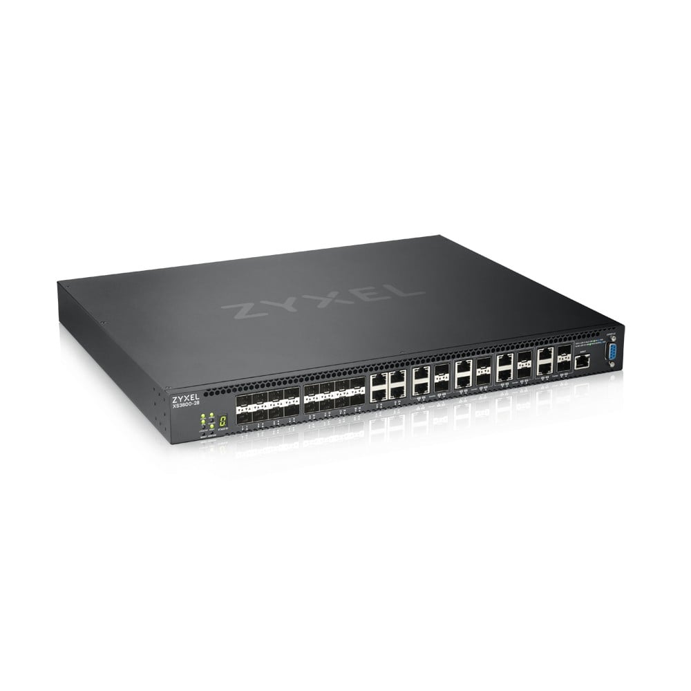 Zyxel XS3800-28 Switch Gestionat L2+ 28 Porturi 10G Ethernet – ZyXEL XS3800-28-ZZ0101F