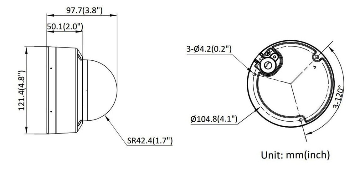 Camera IP AcuSense, 4MP, Dome, lentila 2.8mm, Smart Hybrid Light, PoE, Hikvision - DS-2CD2143G2-LI(2.8mm) – HIKVISION DS-2CD2143G2-LI(2.8mm)