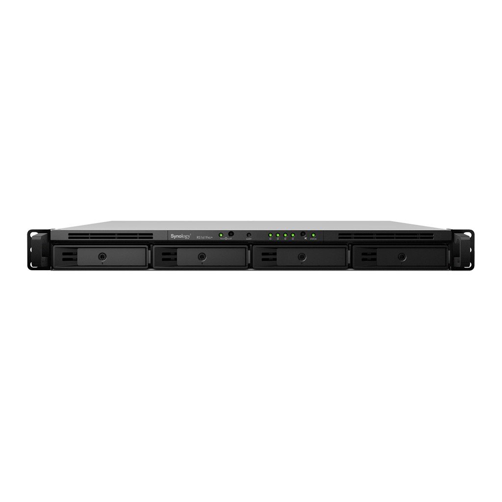 Synology RackStation RS1619xs+ NAS Rackmount 1U 4-Bay Intel Xeon D-1527 Quad-Core – Synology RS1619XS+