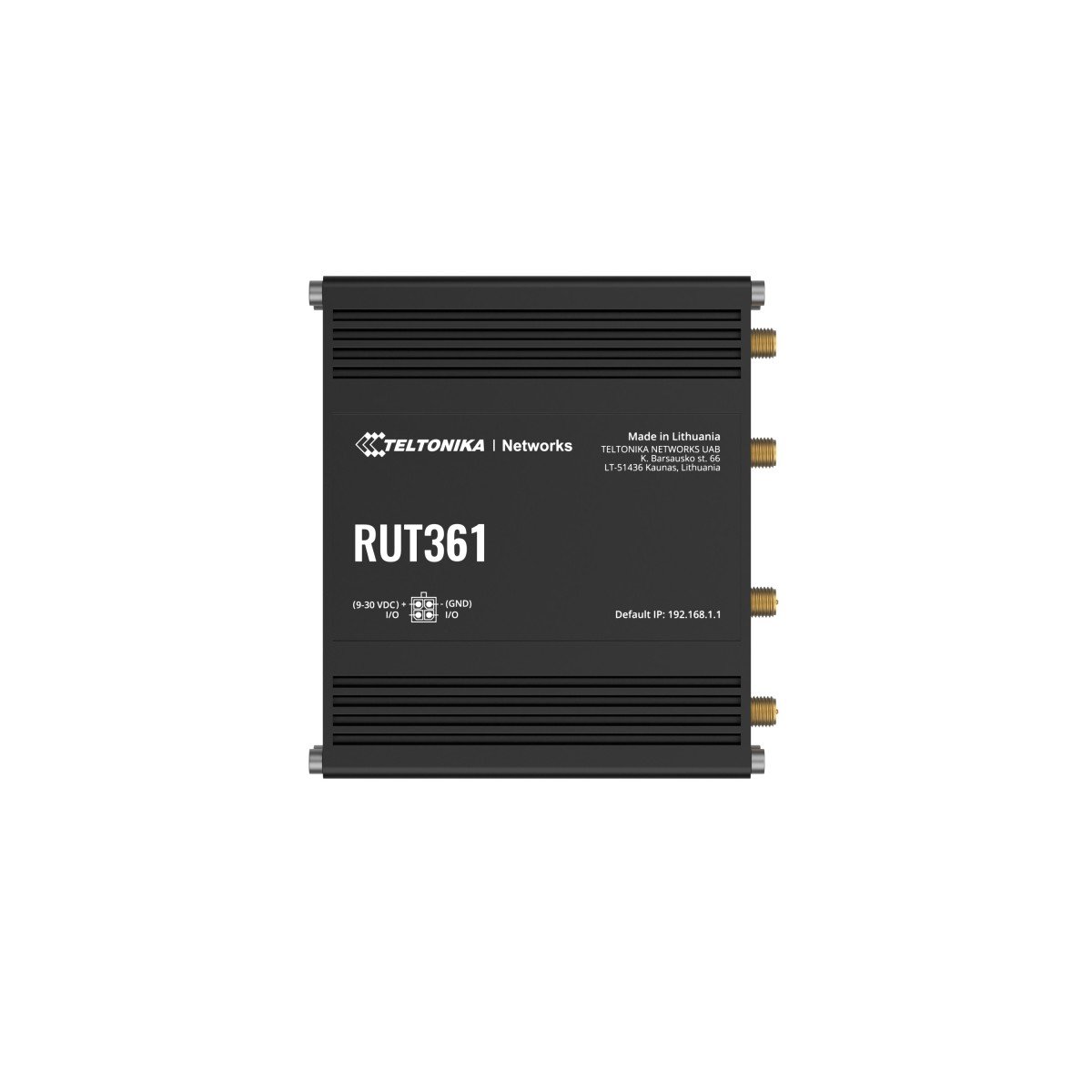 RUT361100000 | Teltonika | Teltonika RUT361 (EU) LTE CAT6 Router rețea celulară Teltonika RUT361 (EU) LTE CAT6 Router rețea celulară