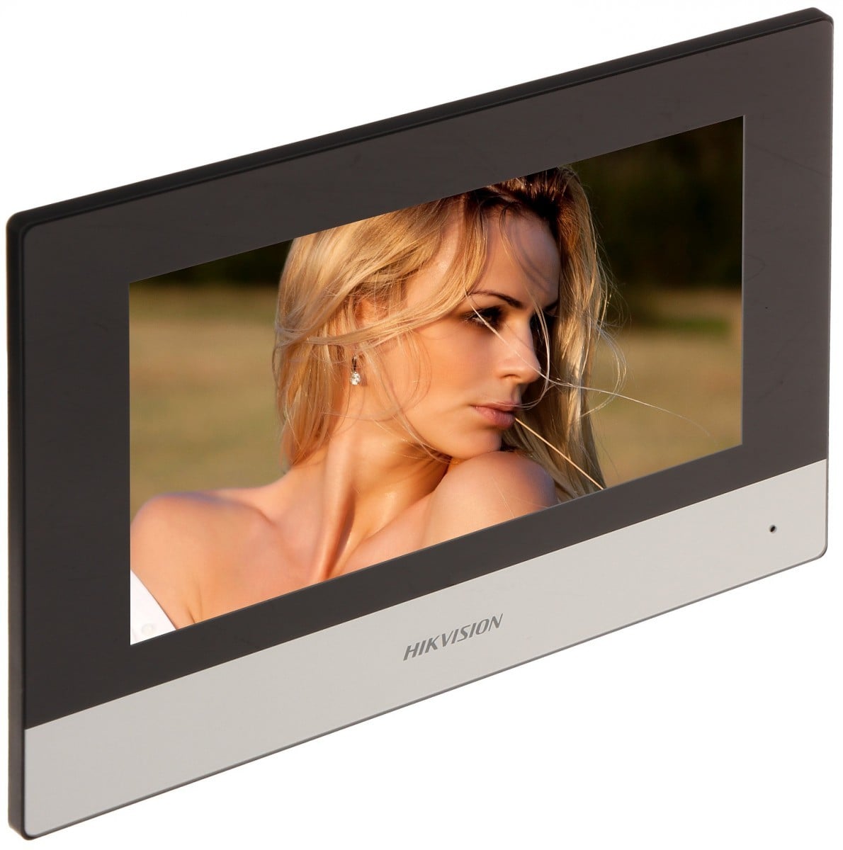 Kit videointerfon IP pe 2 fire, monitor tactil 7 inch, cameră 2MP, Wi-Fi, Hik-Connect, Hikvision - DS-KIS703Y-P – HIKVISION DS-KIS703Y-P