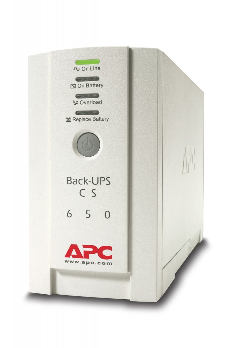 APC BK650EI – APC Back-UPS 650VA – UPS Offline 650VA/400W, 4 prize AC, protecție la supratensiune și autonomie esențială APC Back-UPS 650VA – UPS Offline 650VA/400W, 4 prize AC, protecție la supratensiune și autonomie esențială – APC BK650EI