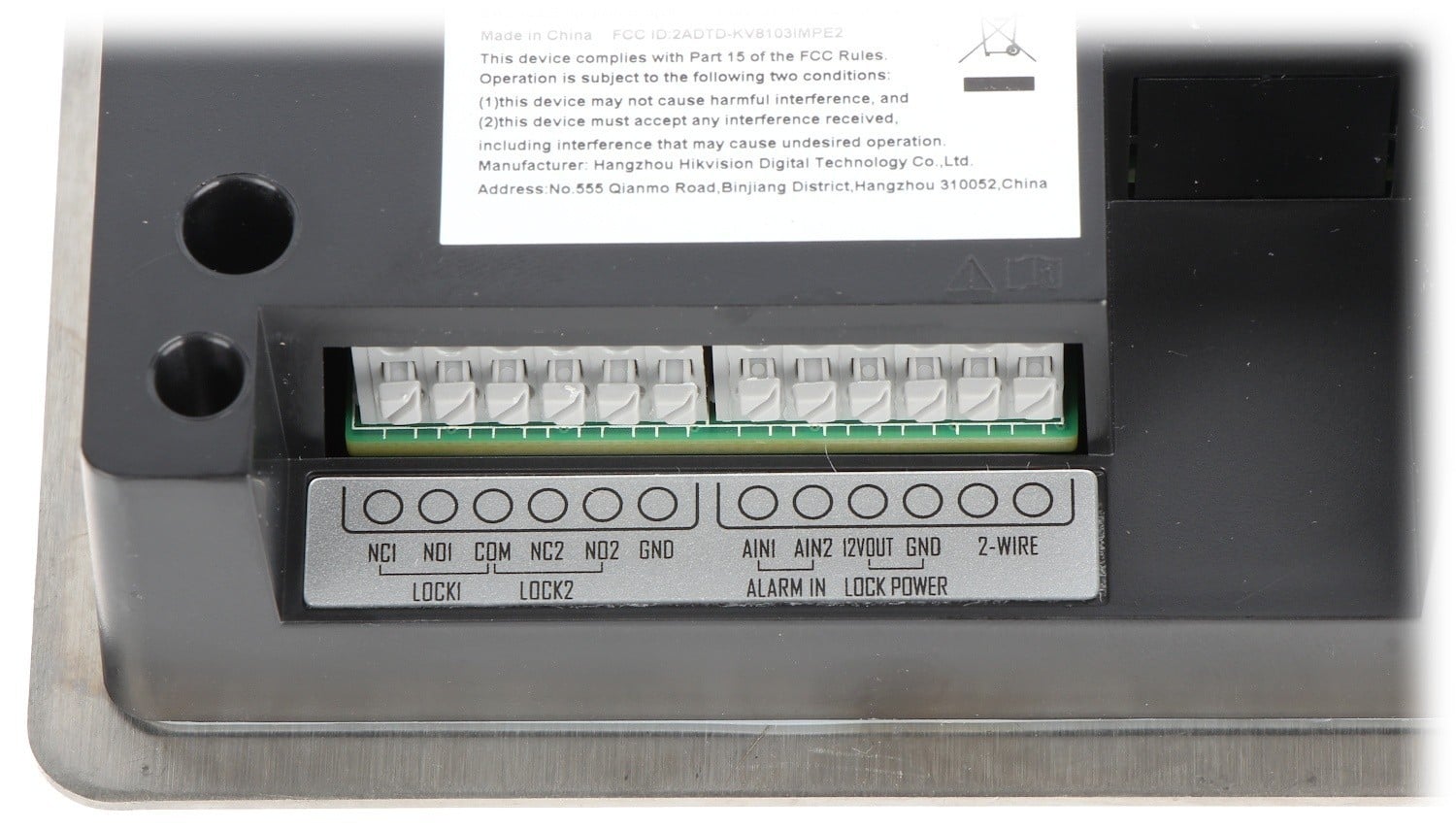 Kit videointerfon IP pe 2 fire, monitor tactil 7 inch, cameră 2MP, Wi-Fi, Hik-Connect, Hikvision - DS-KIS703Y-P – HIKVISION DS-KIS703Y-P