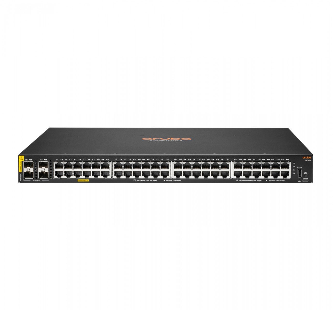 HPE Aruba 6000 Managed 48G 4SFP PoE+ 370W Switch