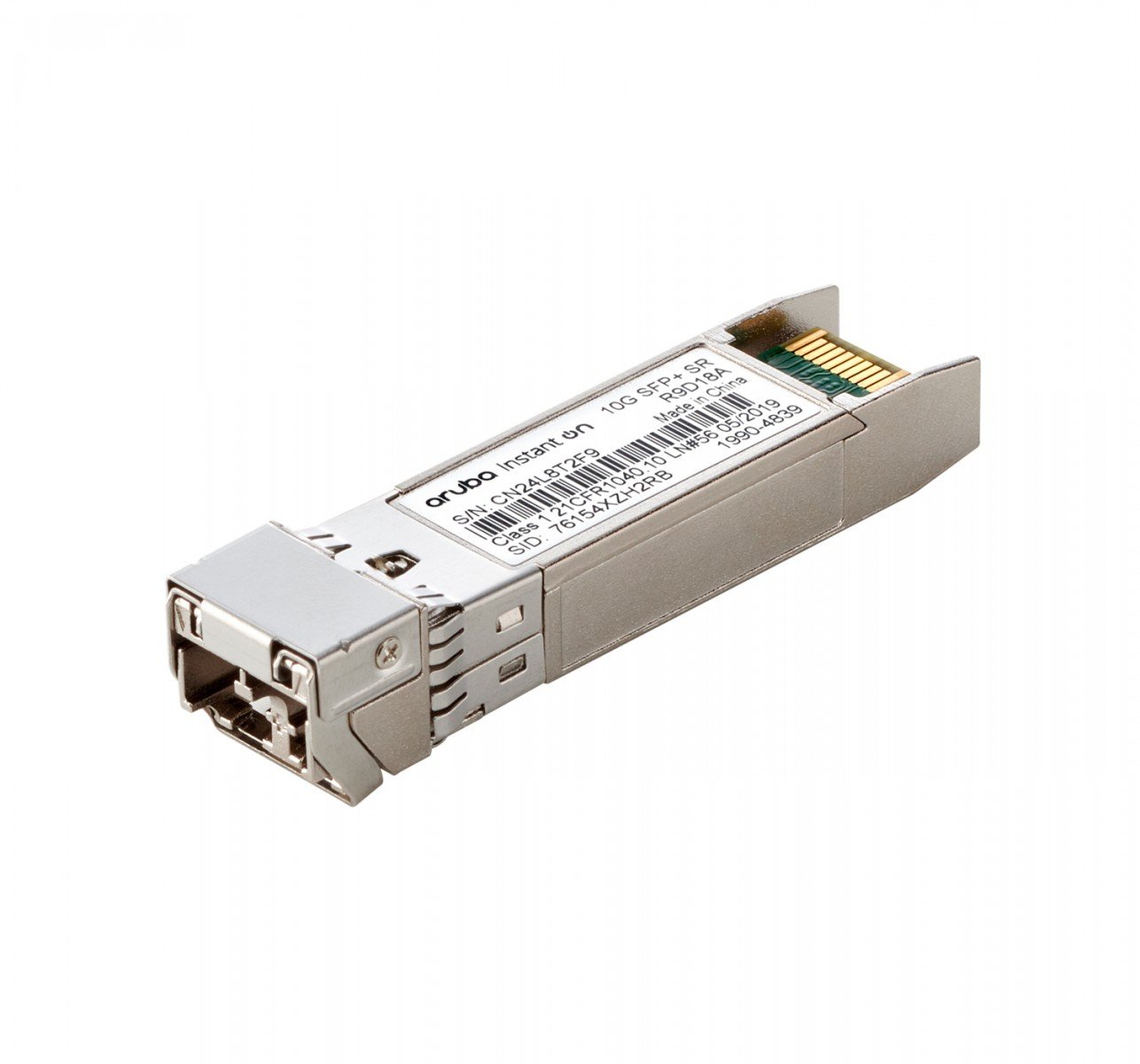 HPE R9D18A – Aruba Instant On 10G SFP+ LC SR 300m OM3 MMF Transceiver Aruba Instant On 10G SFP+ LC SR 300m OM3 MMF Transceiver – HPE R9D18A