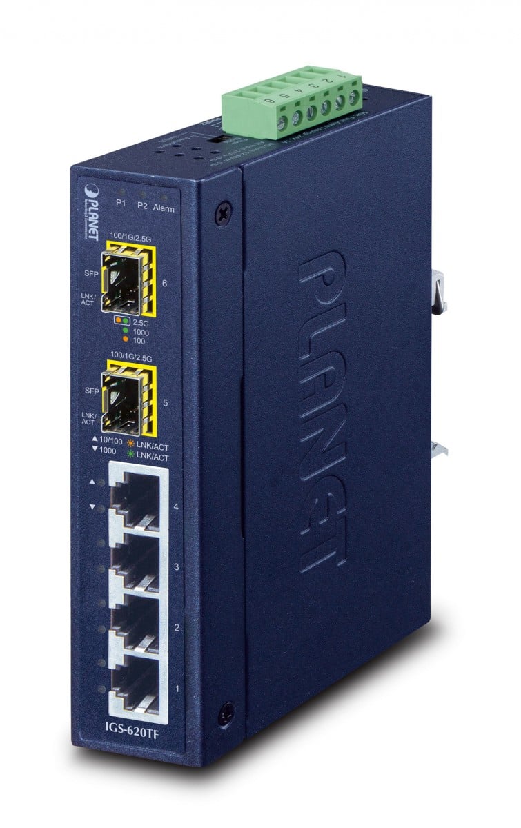 PLANET IGS-620TF switch-uri Fara management Gigabit Ethernet (10/100/1000) Albastru