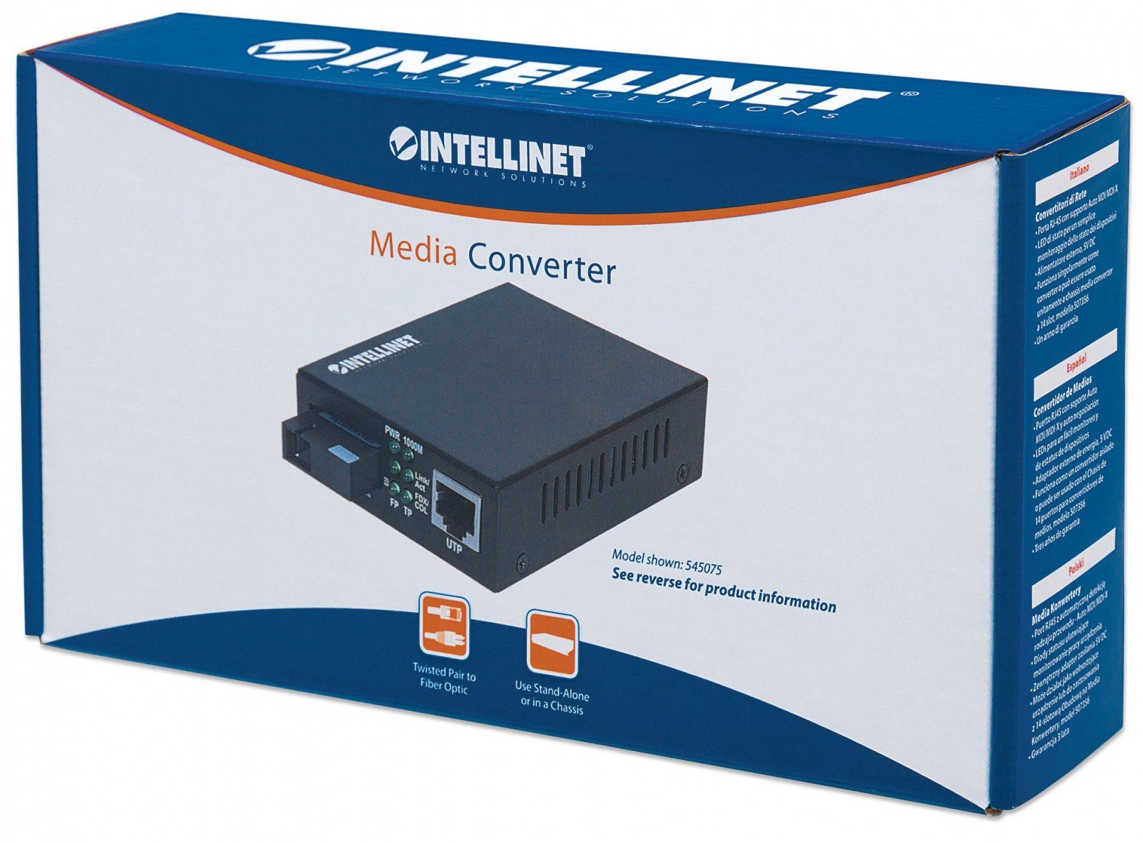 506519 | Intellinet | Intellinet 506519 convertoare media pentru rețea 100 Mbit/s 1310 nm Multimodală Negru Intellinet 506519 convertoare media pentru rețea 100 Mbit/s 1310 nm Multimodală Negru