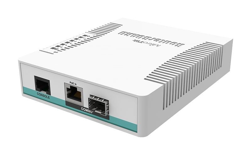 Smart Switch, 5 x SFP, 1 x Combo port SFP/Gigabit - Mikrotik CRS106-1C-5S