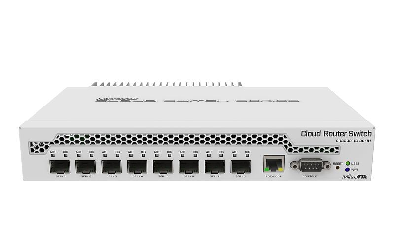 Management Switch 1 x Gigabit, 8 x SFP+ - Mikrotik CRS309-1G-8S+IN – Mikrotik CRS309-1G-8S+IN