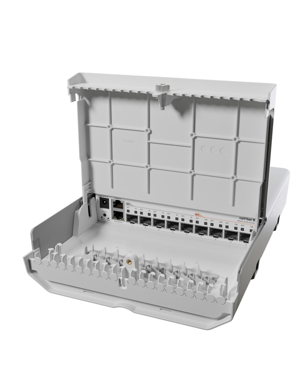 Mikrotik CRS310-1G-5S-4S+OUT – Switch netFiber 9, 4 x SFP+ 10G, 5 x SFP 1G, 1 x Gigabit (PoE-In), outdoor - MikroTik CRS310-1G-5S-4S+OUT Switch netFiber 9, 4 x SFP+ 10G, 5 x SFP 1G, 1 x Gigabit (PoE-In), outdoor - MikroTik CRS310-1G-5S-4S+OUT – Mikrotik CRS310-1G-5S-4S+OUT