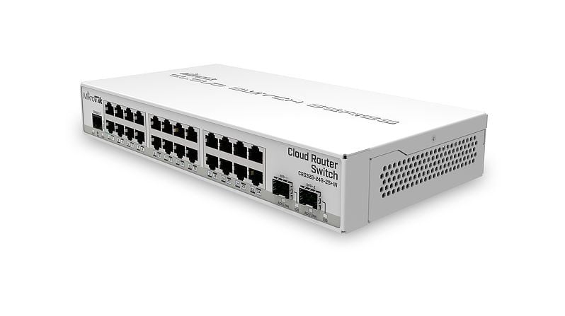 Management Switch 24 x Gigabit, 2 x SFP+ - Mikrotik CRS326-24G-2S+IN
