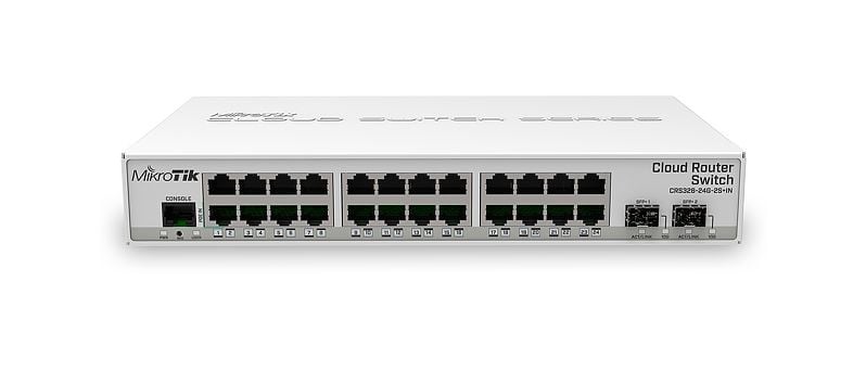 Management Switch 24 x Gigabit, 2 x SFP+ - Mikrotik CRS326-24G-2S+IN – Mikrotik CRS326-24G-2S+IN