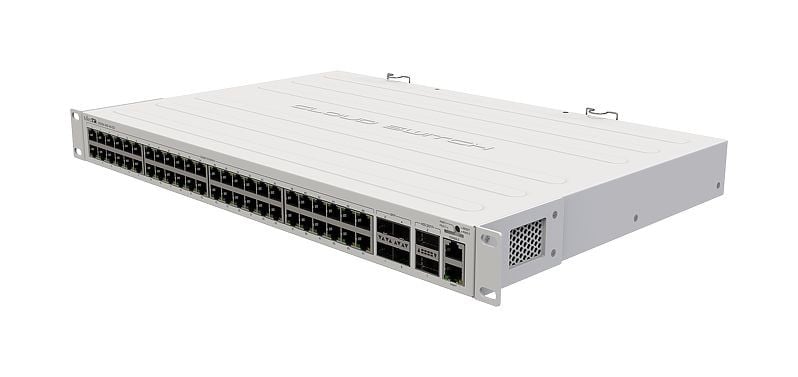 Management Switch, 48 x Gigabit, 4 x 10G SFP+, 2 x 40G QSFP+ - Mikrotik CRS354-48G-4S+2Q+RM