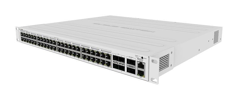 Mikrotik CRS354-48P-4S+2Q+RM – Management Switch 48 x Gigabit PoE+ OUT 700W, 4 x 10G SFP+, 2 x 40G QSFP+ - Mikrotik CRS354-48P-4S+2Q+RM Management Switch 48 x Gigabit PoE+ OUT 700W, 4 x 10G SFP+, 2 x 40G QSFP+ - Mikrotik CRS354-48P-4S+2Q+RM – Mikrotik CRS354-48P-4S+2Q+RM