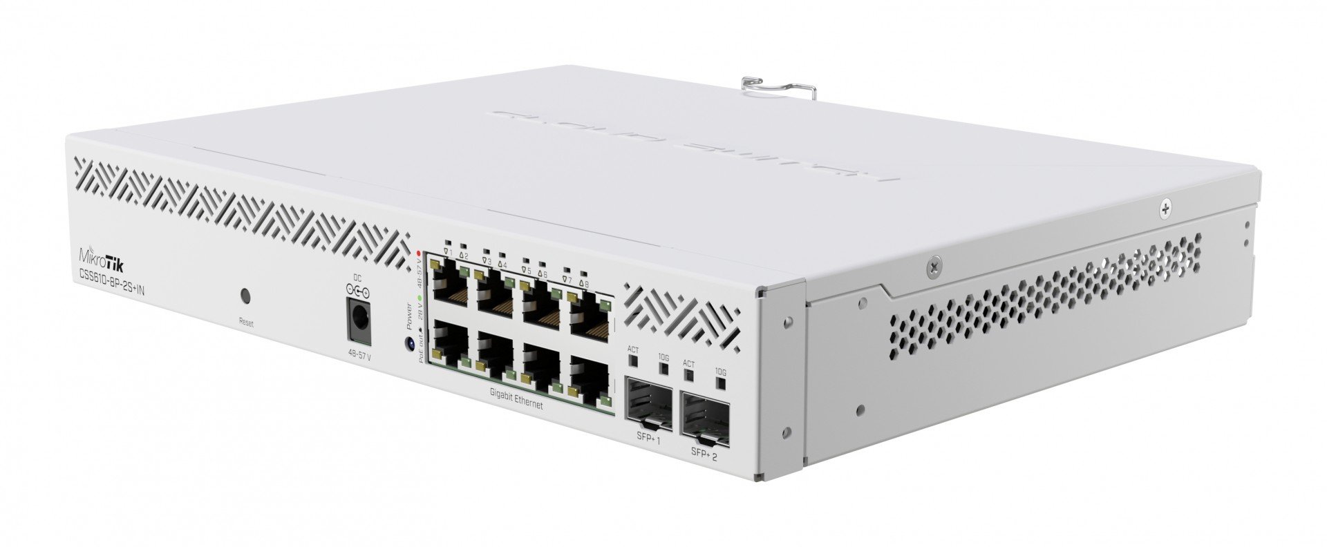 CSS610-8P-2S+IN | Mikrotik | Switch, 8 x Gigabit PoE, 2 x SFP+ 10Gbps, Management - MikroTik CSS610-8P-2S+IN Switch, 8 x Gigabit PoE, 2 x SFP+ 10Gbps, Management - MikroTik CSS610-8P-2S+IN