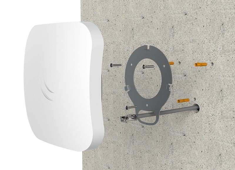 cAP ac, 2 x Gigabit (1 x PoE-out), 802.11b/g/n 2.4GHz, 802.11an/ac 5GHz, injector PoE - MikroTik RBcAPGi-5acD2nD