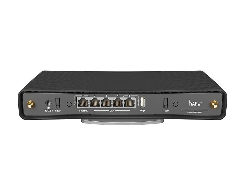 RBD53IG-5HACD2HND | Mikrotik | hAP ac³, 5 x Gigabit, 1 x PoE, 802.11b/g/n 2.4Ghz, 802.11ac 5Ghz, antene externe 3dBi 2.4GHz, 5.5dBi 5GHz - MikroTik RBD53iG-5HacD2HnD hAP ac³, 5 x Gigabit, 1 x PoE, 802.11b/g/n 2.4Ghz, 802.11ac 5Ghz, antene externe 3dBi 2.4GHz, 5.5dBi 5GHz - MikroTik RBD53iG-5HacD2HnD