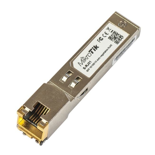 Mikrotik S-RJ01 – Modul RJ45 SFP 10/100/1000M - Mikrotik S-RJ01 Modul RJ45 SFP 10/100/1000M - Mikrotik S-RJ01 – Mikrotik S-RJ01