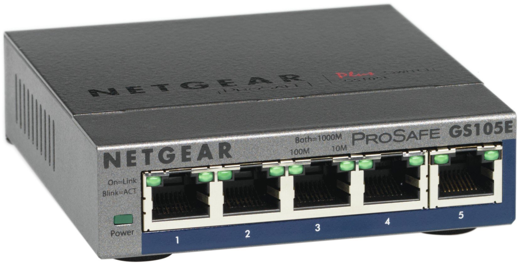 NETGEAR GS105E-200PES switch-uri Gestionate L2/L3 Gigabit Ethernet (10/100/1000) Gri