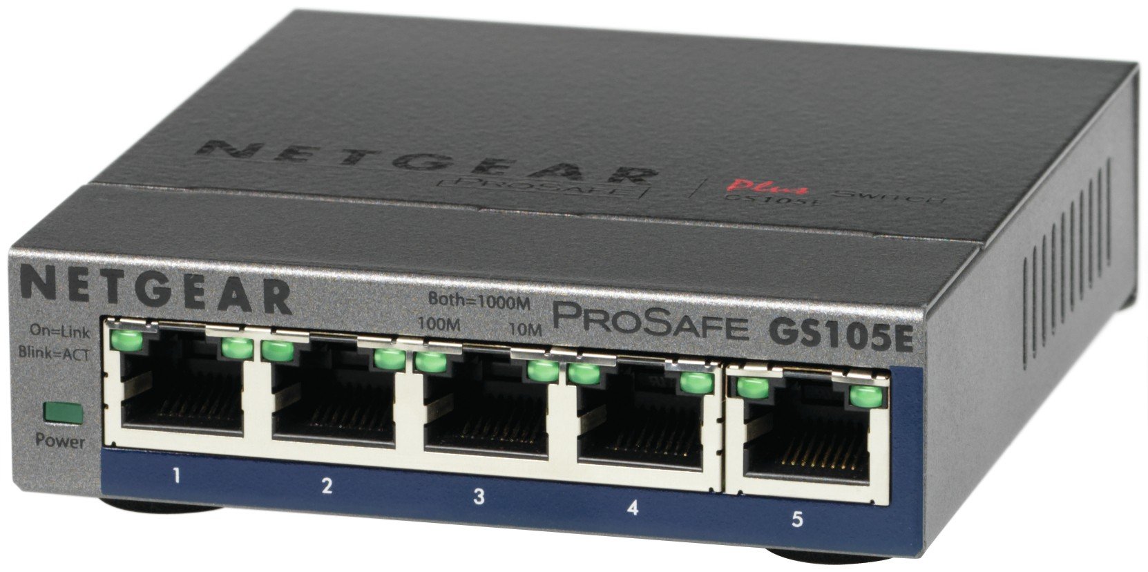 NETGEAR GS105E-200PES switch-uri Gestionate L2/L3 Gigabit Ethernet (10/100/1000) Gri