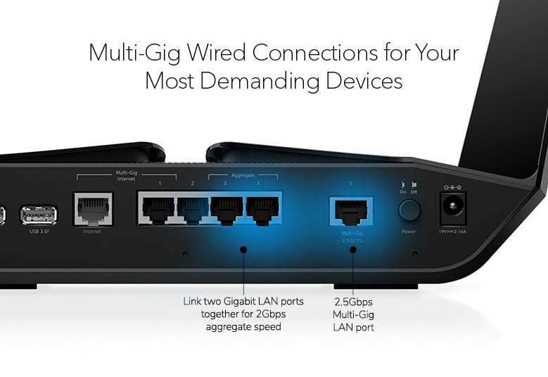 Netgear RAXE500-100EUS – NETGEAR Nighthawk RAXE500 router wireless Gigabit Ethernet Tri-band (2.4 GHz / 5 GHz / 6 GHz) Negru NETGEAR Nighthawk RAXE500 router wireless Gigabit Ethernet Tri-band (2.4 GHz / 5 GHz / 6 GHz) Negru – Netgear RAXE500-100EUS