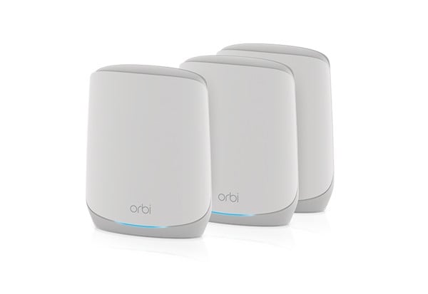 NETGEAR Orbi RBK763S Tri-band (2.4 GHz / 5 GHz / 5 GHz) Wi-Fi 6 (802.11ax) Alb 7 Intern – Netgear RBK763S-100EUS