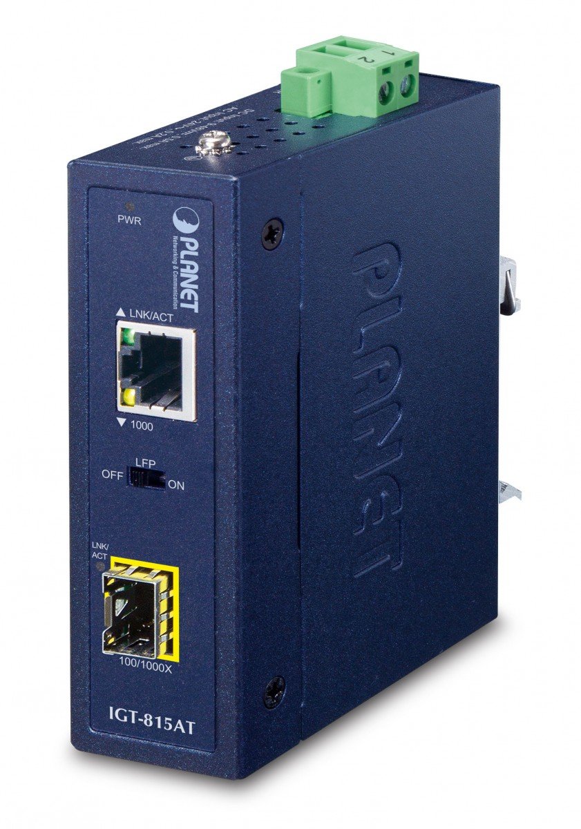 PLANET IGT-815AT – PLANET IGT-815AT convertoare media pentru rețea 1000 Mbit/s Multimodală, Monomodală Albastru PLANET IGT-815AT convertoare media pentru rețea 1000 Mbit/s Multimodală, Monomodală Albastru – PLANET IGT-815AT