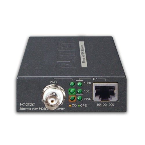 PLANET VC-232G convertoare media pentru rețea 300 Mbit/s Negru – PLANET VC-232G