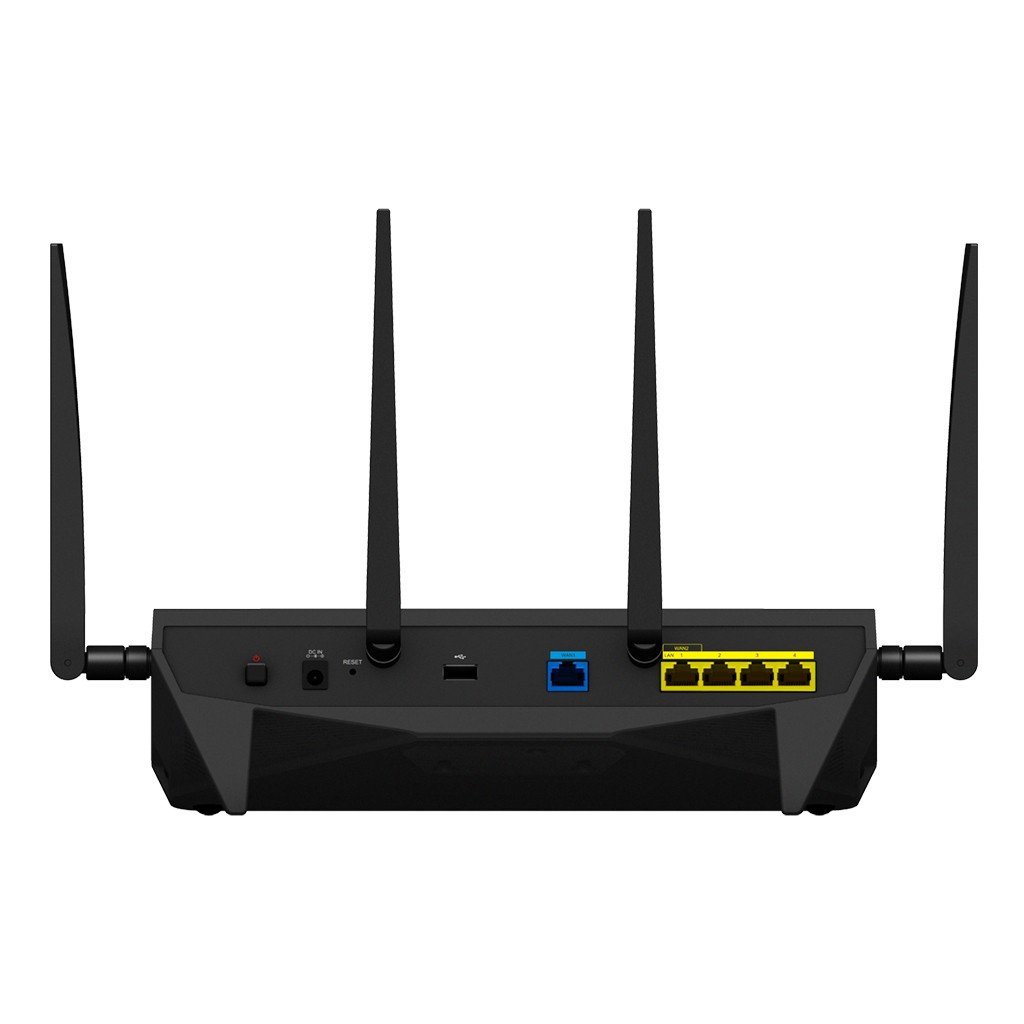 Synology RT2600AC – Synology RT2600ac – Router wireless Gigabit dual-band (2.4/5 GHz), MU-MIMO, securitate avansată, Negru Synology RT2600ac – Router wireless Gigabit dual-band (2.4/5 GHz), MU-MIMO, securitate avansată, Negru – Synology RT2600AC