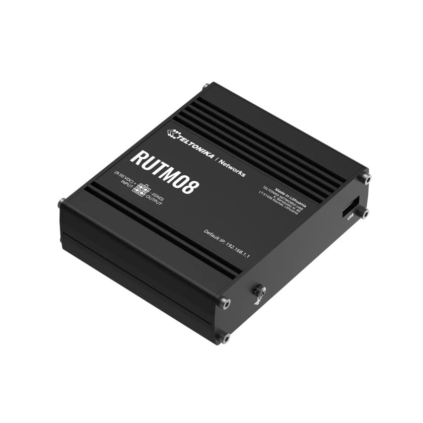 RUTM08000000 | Teltonika | Teltonika RUTM08 router cu fir Gigabit Ethernet Negru Teltonika RUTM08 router cu fir Gigabit Ethernet Negru