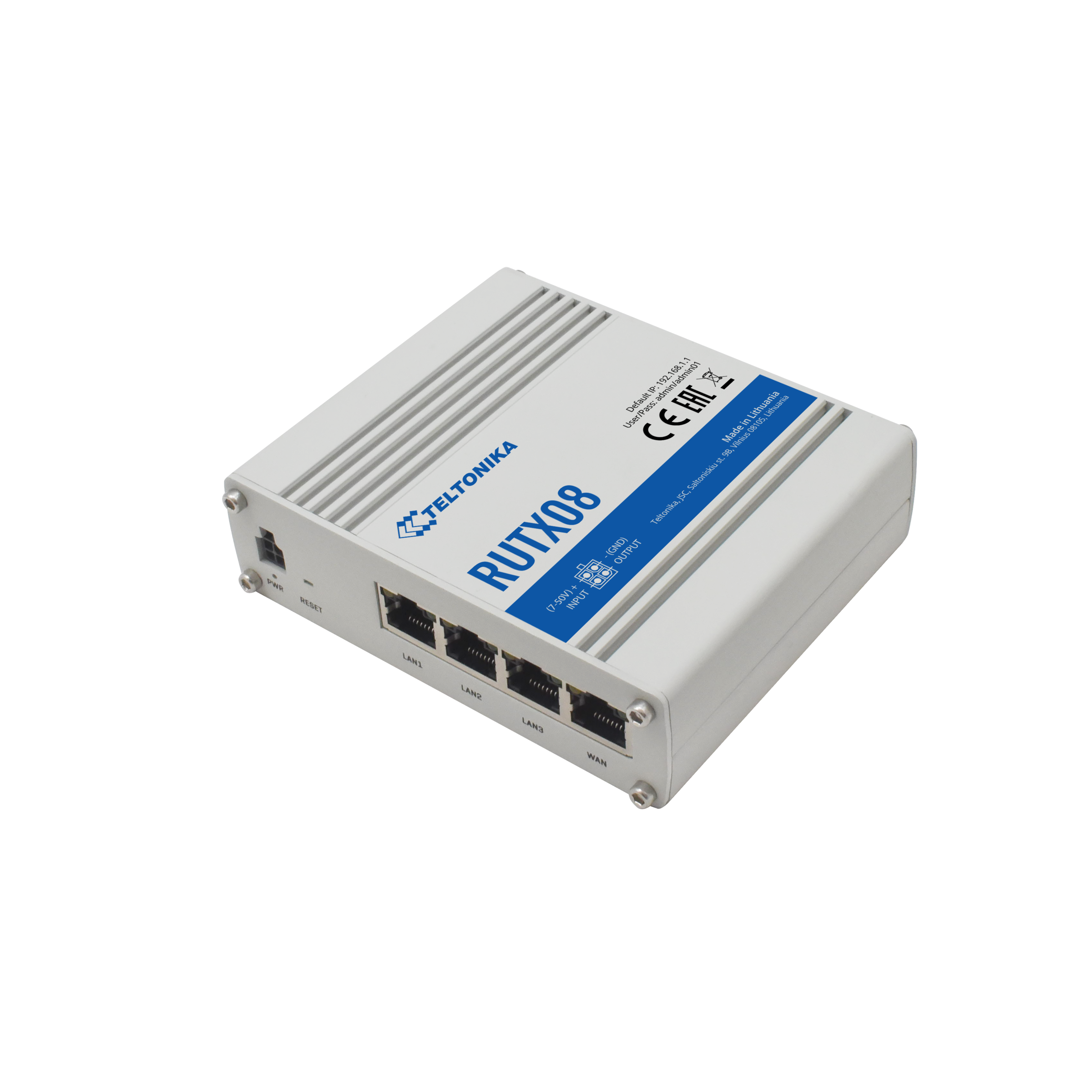Teltonika RUTX08000000 – Teltonika RUTX08 router cu fir Gigabit Ethernet Gri Teltonika RUTX08 router cu fir Gigabit Ethernet Gri – Teltonika RUTX08000000