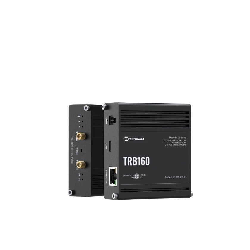 Teltonika TRB160100000 – Teltonika TRB160 4G LTE Cat6 IoT-Gateway gateway-uri/controlere 10, 100, 1000 Mbit/s Teltonika TRB160 4G LTE Cat6 IoT-Gateway gateway-uri/controlere 10, 100, 1000 Mbit/s – Teltonika TRB160100000