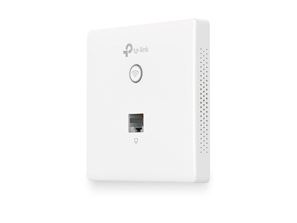 Access Point Wi-Fi 4, 2.4 GHz, 300 Mbps, 2 x 1.8 dBi, 2 x RJ45 10/100 Mbps, PoE - TP-Link Omada EAP115-Wall
