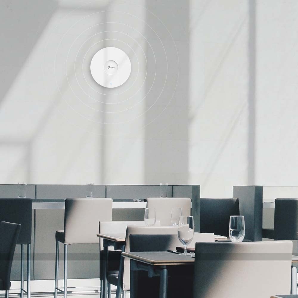 Access Point Wi-Fi 6, AX1800 Dual-Band, 4/5 dBi, 1 x RJ45 Gigabit, PoE, adaptor DC - TP-Link Omada EAP610 – TP-LINK EAP610