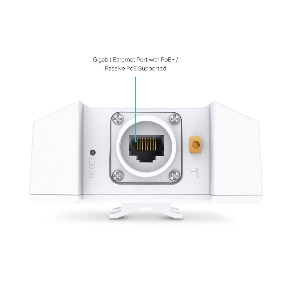 Access Point exterior HD, Wi-Fi 6, AX3000 Dual-Band, 4/5 dBi, 1 x RJ45 Gigabit, PoE - TP-Link Omada EAP650-outdoor